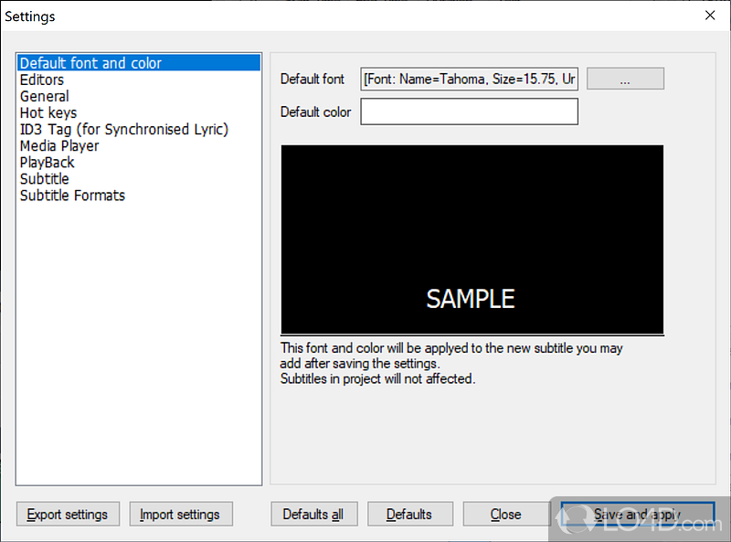 AHD Subtitles Maker screenshot