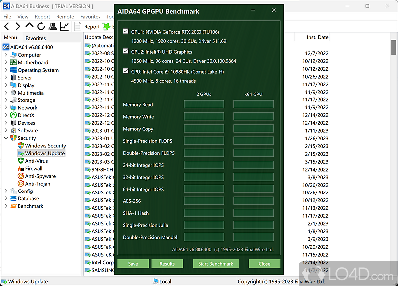 AIDA64 - GPGPU Benchmark