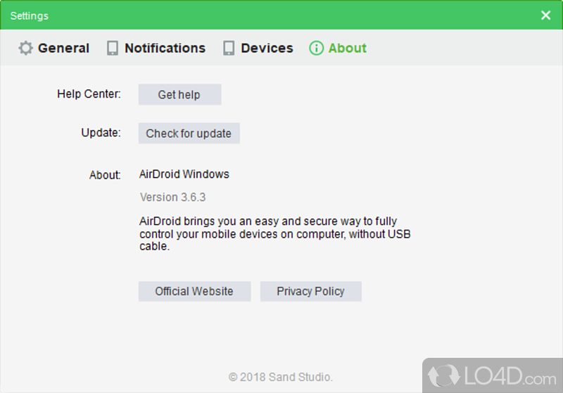 AirDroid: Apps - Screenshot of AirDroid