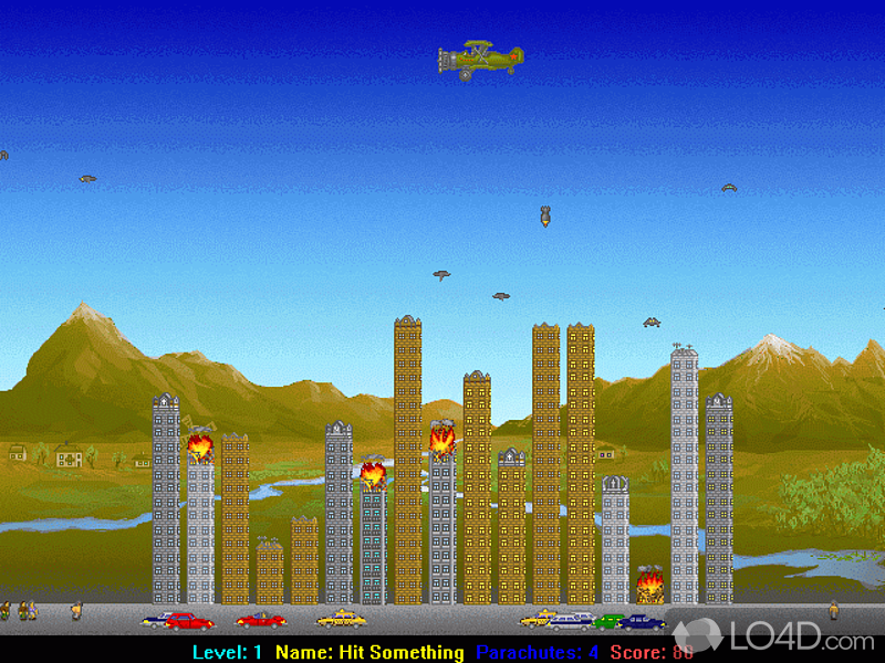 Airstrike: User interface - Screenshot of Airstrike