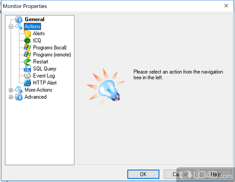 Get detailed reports - Screenshot of Alchemy Network Monitor