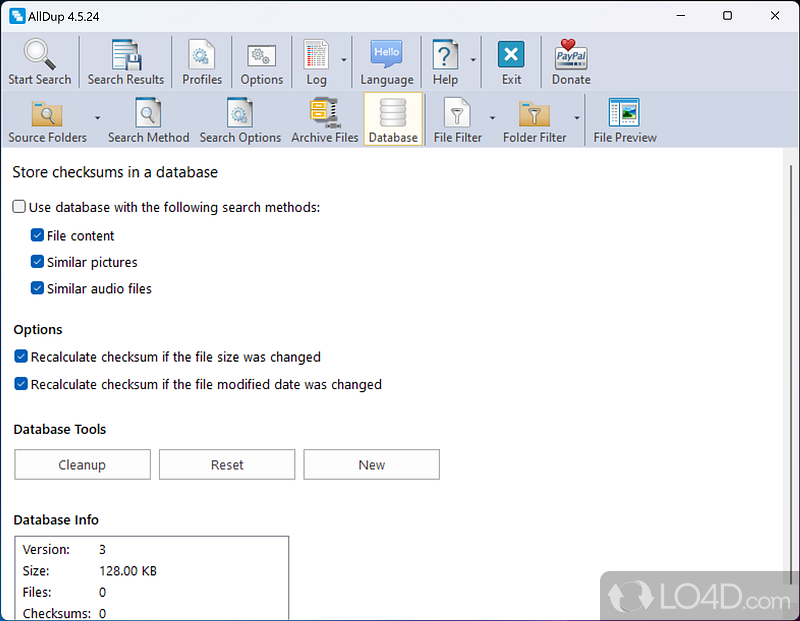 Find and remove duplicate files - Screenshot of AllDup