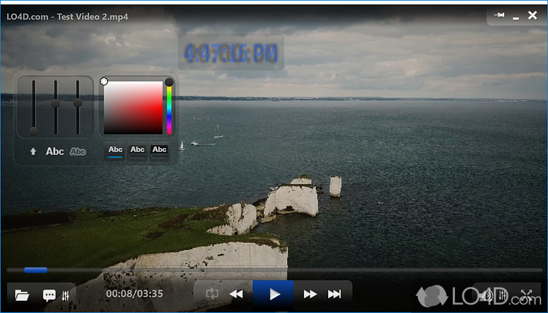 One of the most popular programs for watching movies with matching subtitles - Screenshot of ALLPlayer