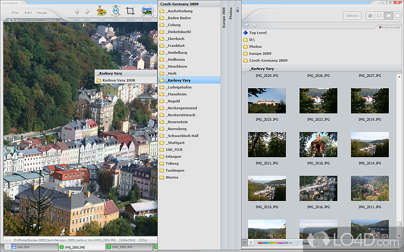3D/2D graphic file viewer and media player - Screenshot of Alteros 3D