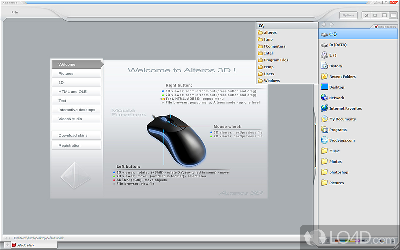 Alteros 3D screenshot