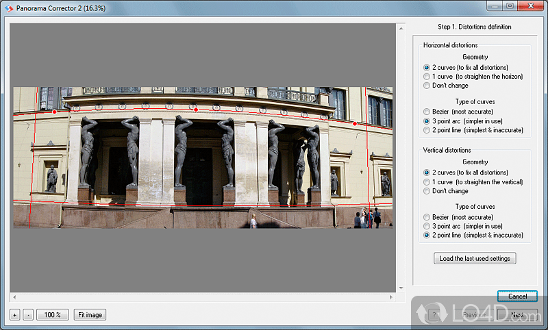 Graphic plugin that can correct images that suffer from multiple problems simultaneously - Screenshot of Panorama Corrector