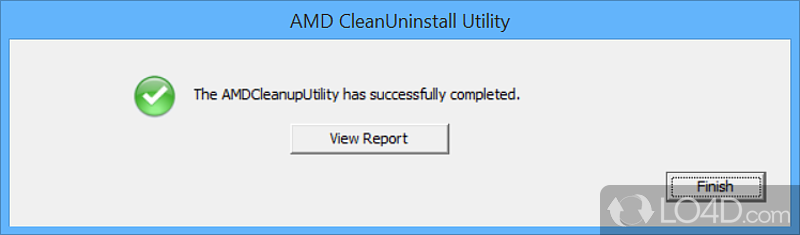 Remove several items from your computer - Screenshot of AMD Clean Uninstall Utility