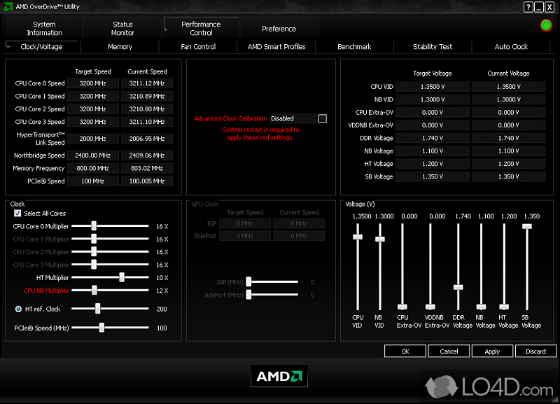 Complete control over the AMD Ryzen processor - Screenshot of AMD Ryzen Master