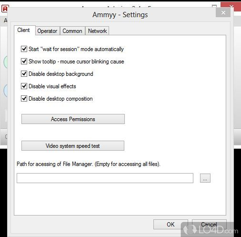 Remote access control for beginners and advanced users - Screenshot of Ammyy Admin