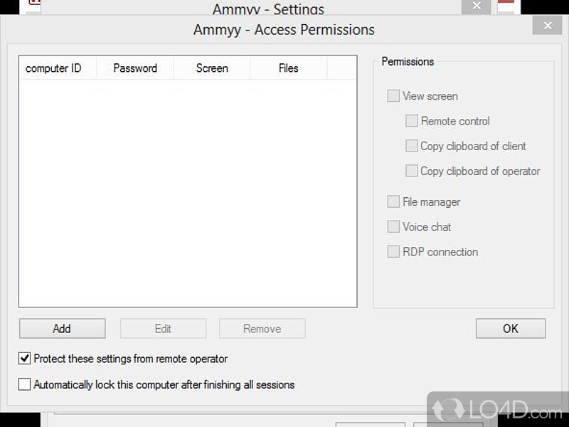 Fast and simple configuration - Screenshot of Ammyy Admin