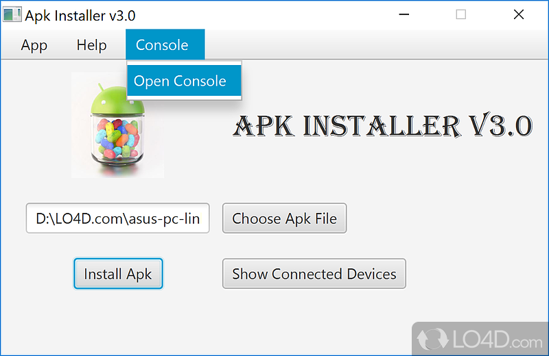 And basic tool for installing APK files on Android - Screenshot of Android Package Installer