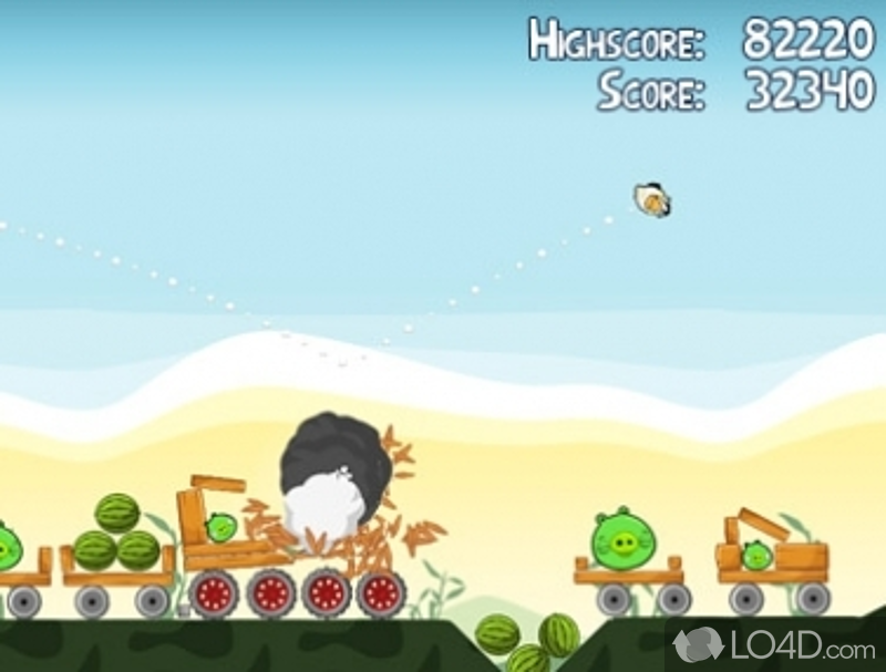 Angry Birds: Kamikaze fighters - Screenshot of Angry Birds