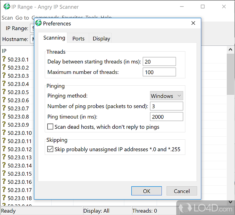 Easy, Open-Source Internet and Network Scanner - Screenshot of Angry IP Scanner