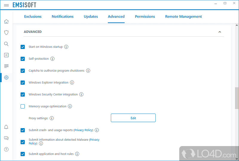 Emsisoft Anti-Malware: File guard - Screenshot of Emsisoft Anti-Malware