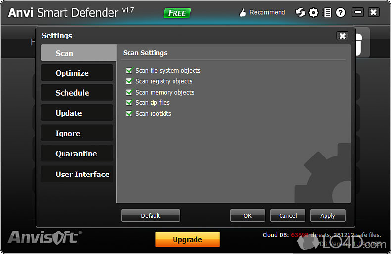 Quarantine, whitelist manager and other tools - Screenshot of Anvi Smart Defender