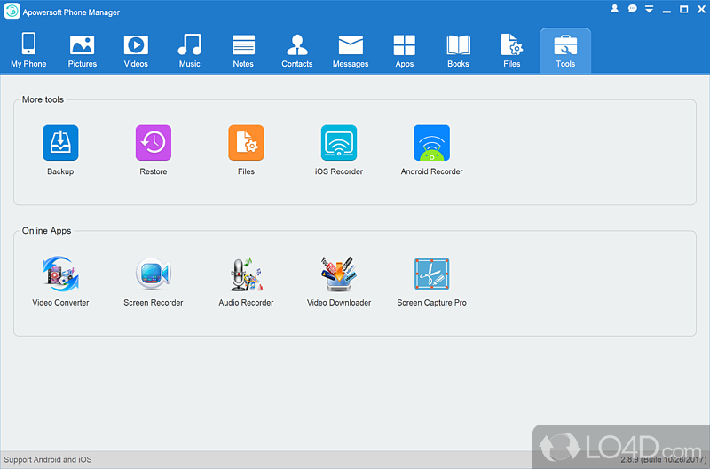 Good looking and intuitive - Screenshot of ApowerManager