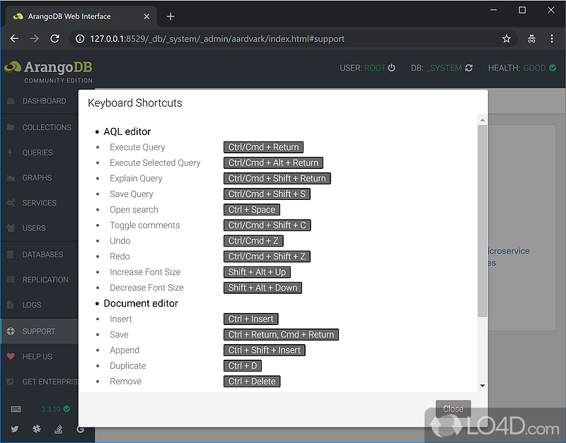 arangodb insert edge