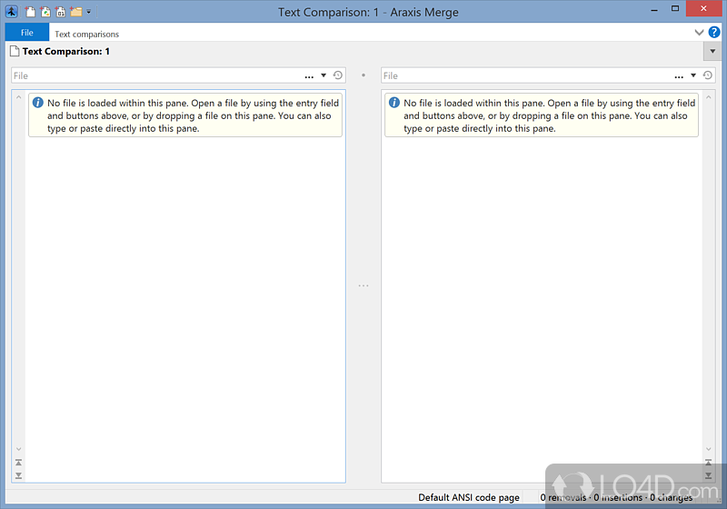 Advanced file/folder comparison and merging - Screenshot of Araxis Merge