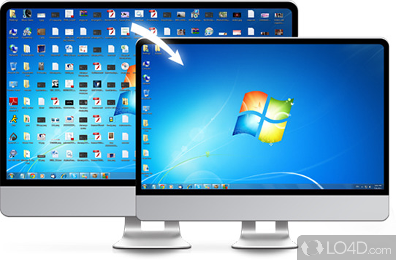 Arrange files of different types in related folders for - Screenshot of Arrange your Desktop