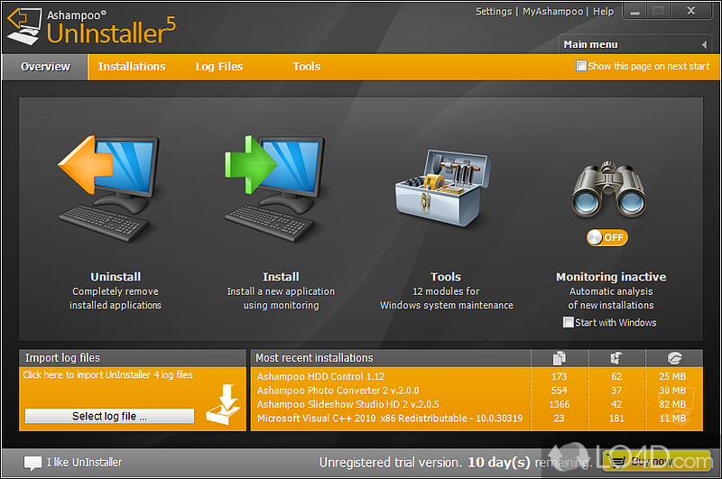 Ashampoo UnInstaller 12.00.12 download the new for windows