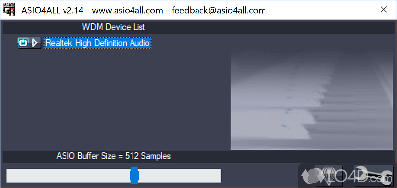 Manage WDM audio devices on older versions of Windows - Screenshot of ASIO4ALL