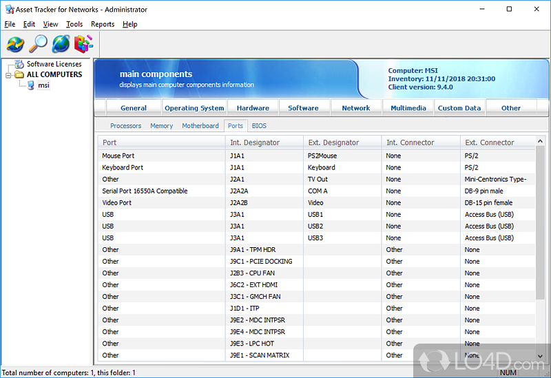 Asset Tracker for Networks screenshot