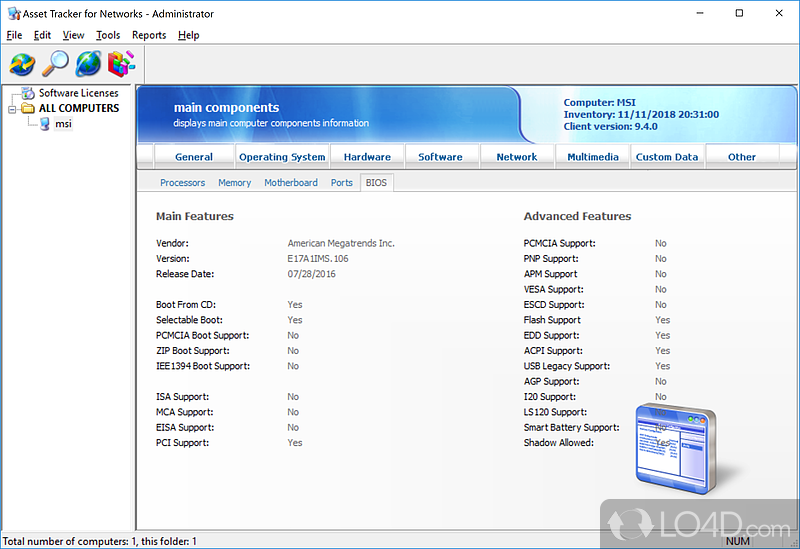 Asset Tracker for Networks screenshot