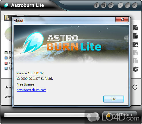 Astroburn lite как записать образ на диск