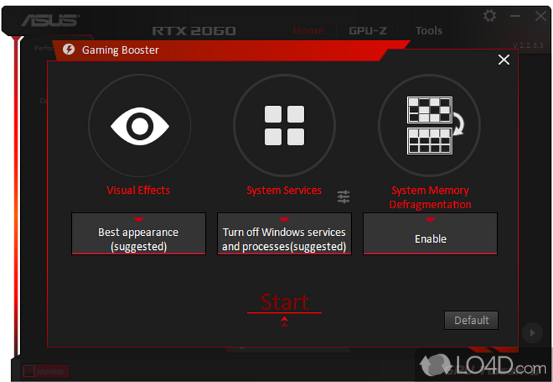 ASUS GPU Tweak II screenshot