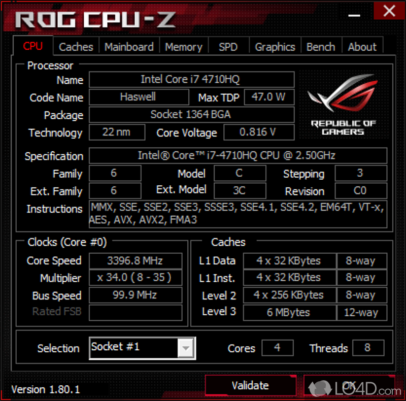 A benchmarking tool for the entire system - Screenshot of Asus RealBench