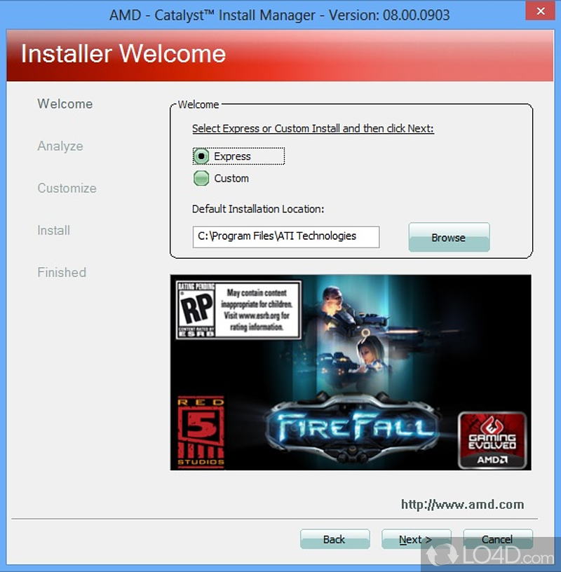 ATI's All-in-one Radeon Driver - Screenshot of ATI Radeon Display Driver