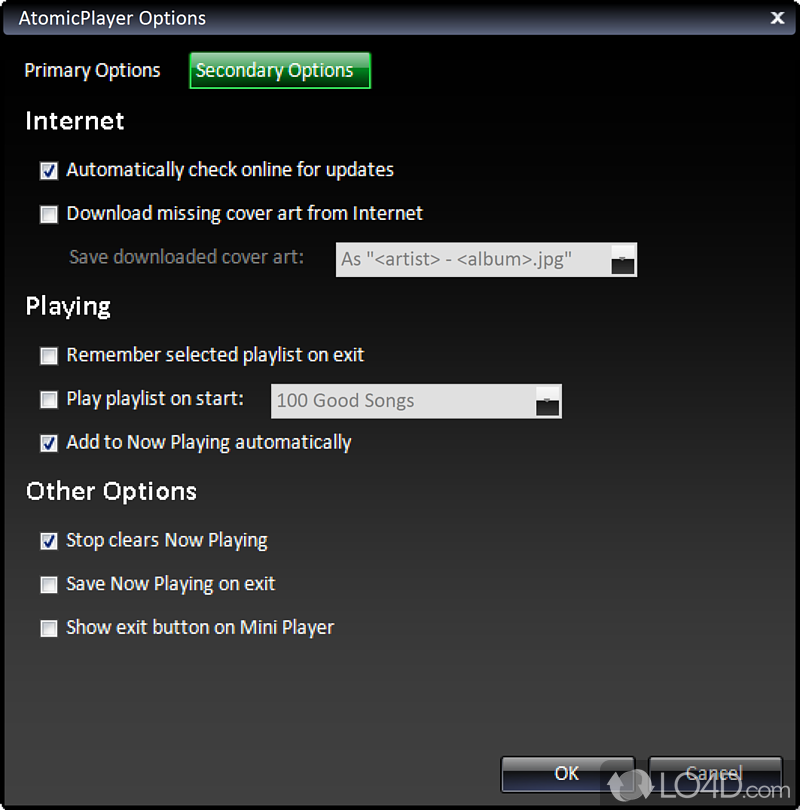 Atomic Player screenshot
