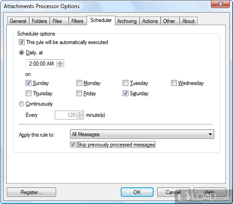Attachments Processor For Outlook Screenshots