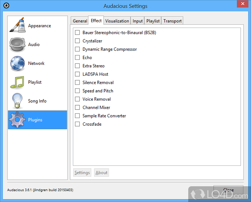 Create and edit your own custom playlists - Screenshot of Audacious