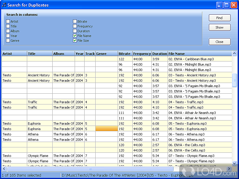 Audio Catalog screenshot