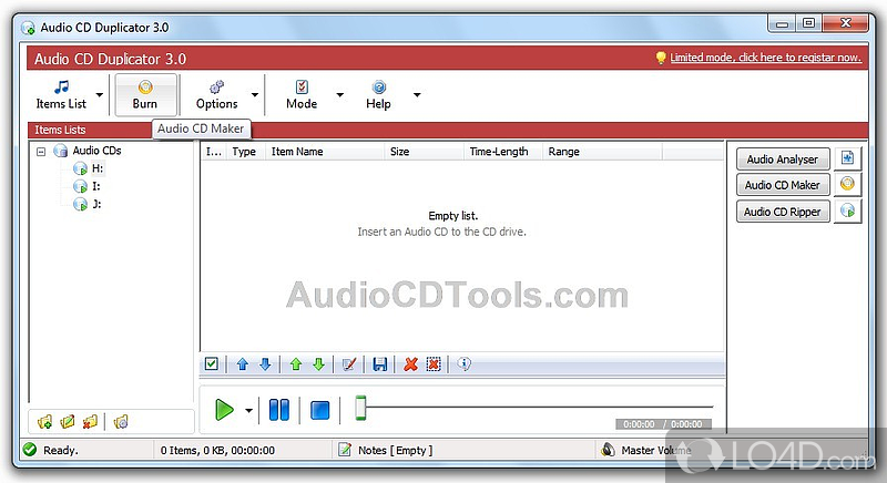 Duplicate Audio CD 1:1 - Fast and Easy - Screenshot of Audio CD Duplicator