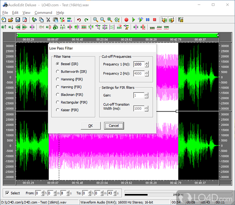 AudioEdit Deluxe screenshot