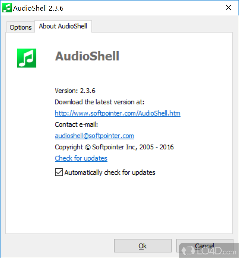AudioShell: Batch tag editor - Screenshot of AudioShell