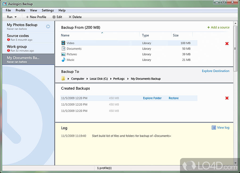 Perform regular file backups to save important information, try multiple backup modes, personalize settings to compress data - Screenshot of Auslogics BitReplica