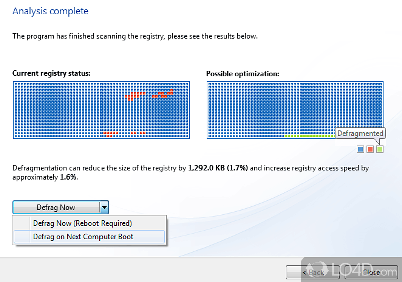 Ad-riddled installation and clear-cut environment - Screenshot of Auslogics Registry Defrag
