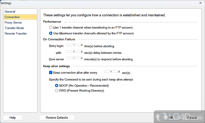 Automate a number of FTP tasks - Screenshot of Auto FTP Manager