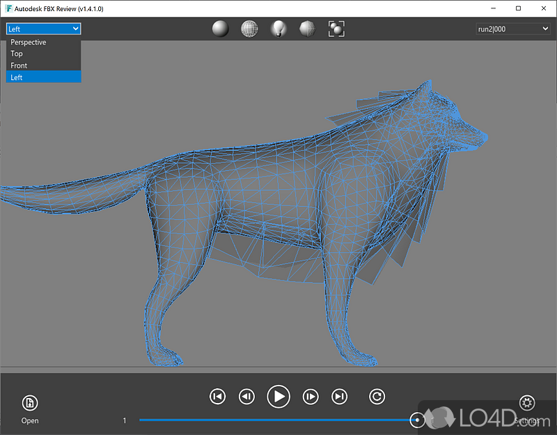 A handy 3D content viewer that you can rely on - Screenshot of Autodesk FBX Review