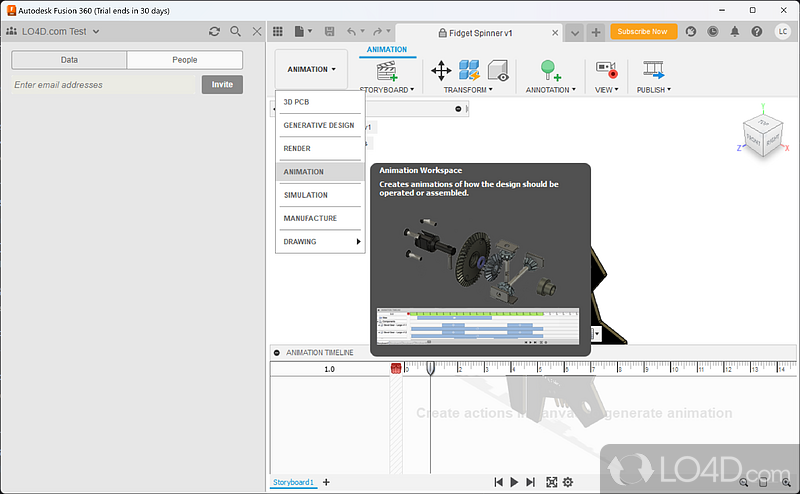 Able to be used by all sorts of professionals - Screenshot of Autodesk Fusion 360