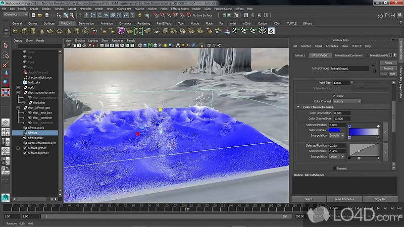 One of the most powerful apps that lets you create breathtaking environments, animations - Screenshot of Autodesk Maya