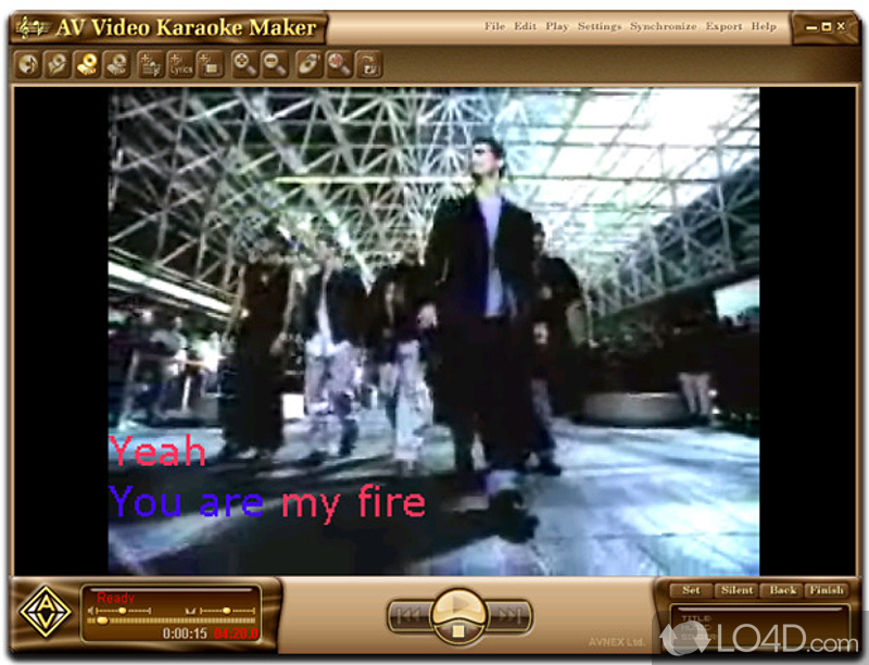 Create your own Karaoke masterpieces - Screenshot of AV Video Karaoke Maker