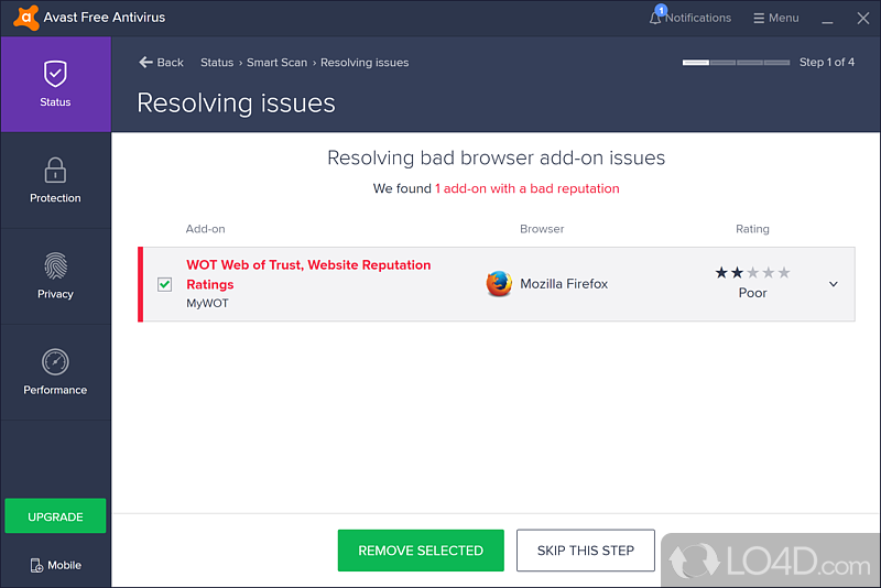 Complete and customizable installation package - Screenshot of Avast Free Antivirus