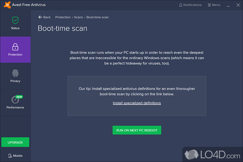 Other security tools - Screenshot of Avast Free Antivirus