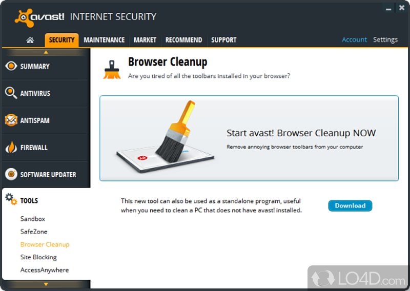 does avast browser cleanup chrome