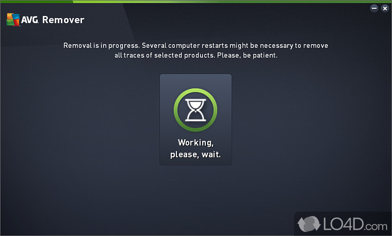 Restart your PC to finish the cleaning process - Screenshot of AVG Clear (AVG Remover)