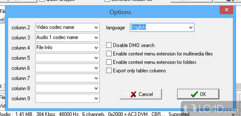 AVIcodec screenshot